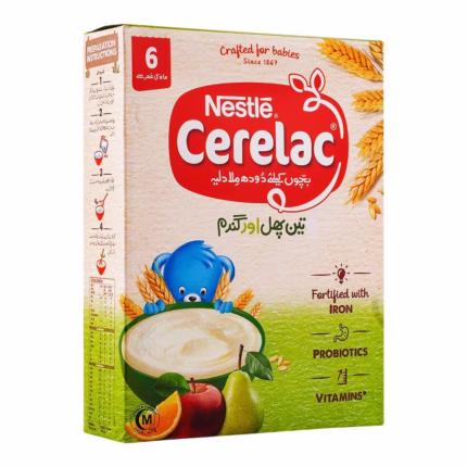 NESTLE CERELAC 3FRUIT&WHEAT 350GM BOX