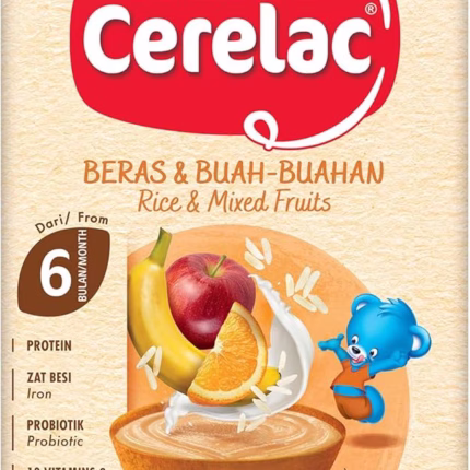 NESTLE CERELAC CEREAL RICE&MIXED VEGETABLES BOX 250GM (IMP)